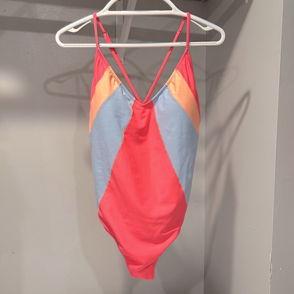 Other - Sherbet Colored One Piece Swimsuit